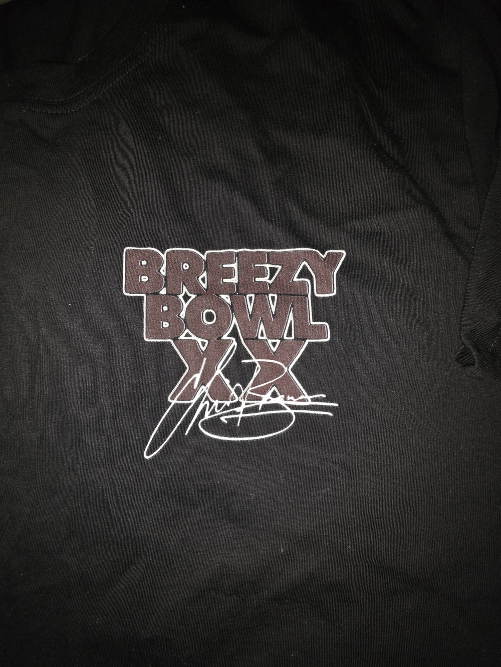 Breezy Bowl Graphic Tee - Black with Brown & White Logo